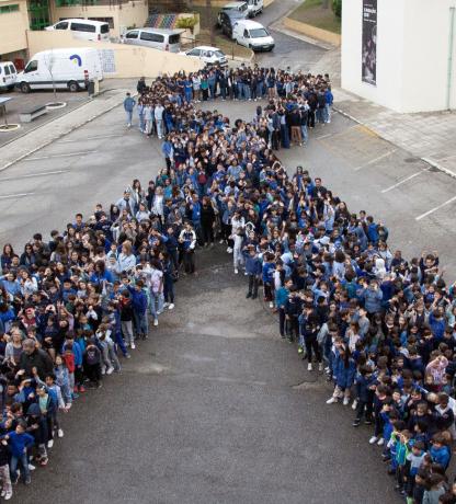 Laço Azul Humano da CEBI